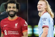 هالاند يحطم رقم محمد صلاح القياسي في الدوري الانجليزي