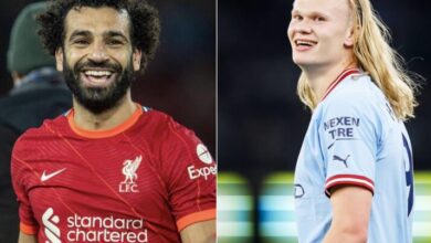 هالاند يحطم رقم محمد صلاح القياسي في الدوري الانجليزي