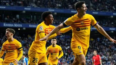 أهداف مباراة برشلونة وأوساسونا في الدوري الإسباني بث مباشر نابولي