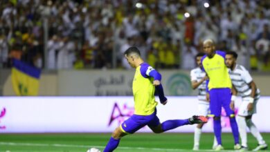 معلق مباراة النصر والشباب