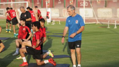 تفاصيل مران الأهلي الأخير قبل مواجهة البنك الأهلي في الدوري المصري