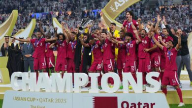 شاهد..تتويج منتخب قطر بلقب كأس آسيا 2023