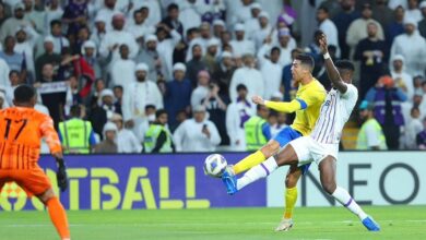 معلق مباراة العين والنصر