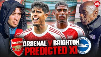 arsenal vs brighton.. تشكيلة أرسنال ضد برايتون في كابيتال ون