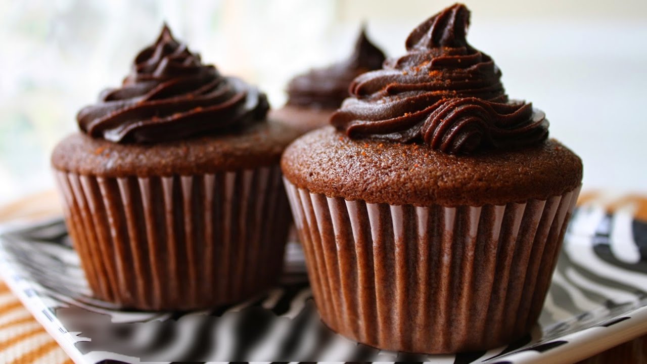 كب كيك بالشوكولاتة