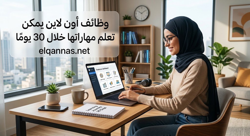 وظائف أون لاين يمكن تعلم مهاراتها خلال 30 يومًا