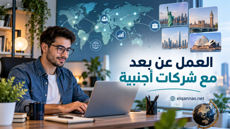 العمل عن بعد مع شركات أجنبية