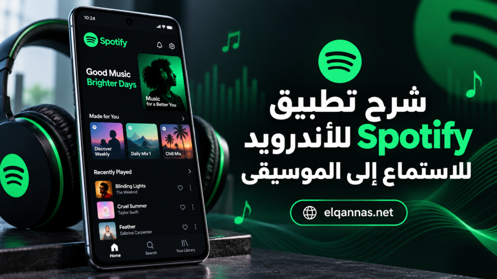 شرح تطبيق Spotify للأندرويد