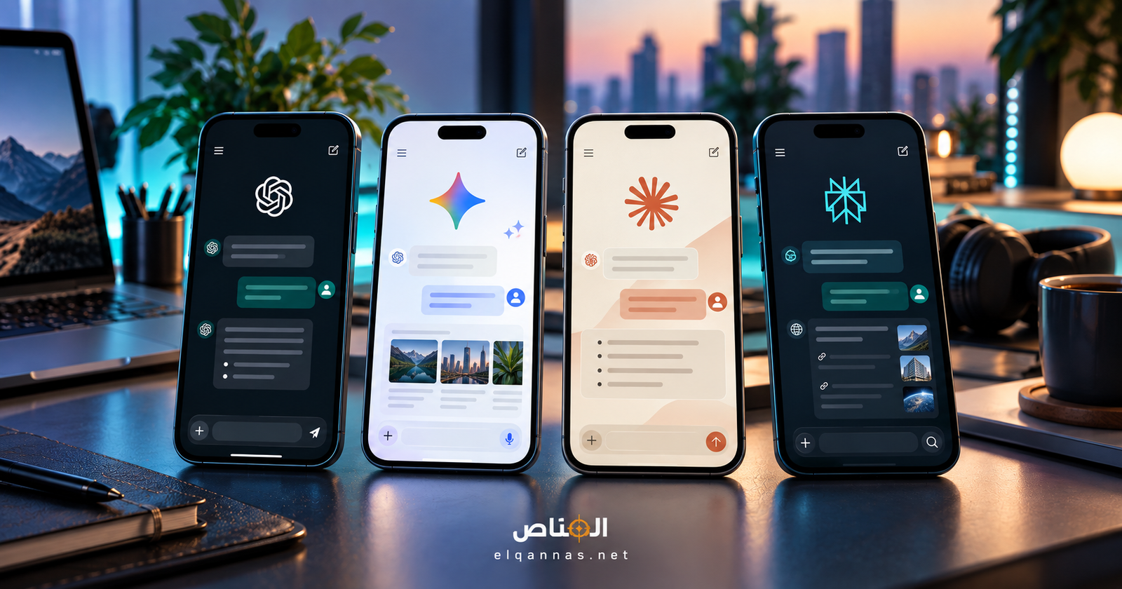 مقارنة ChatGPT وGemini وClaude وPerplexity 2026: أي مساعد AI أفضل؟