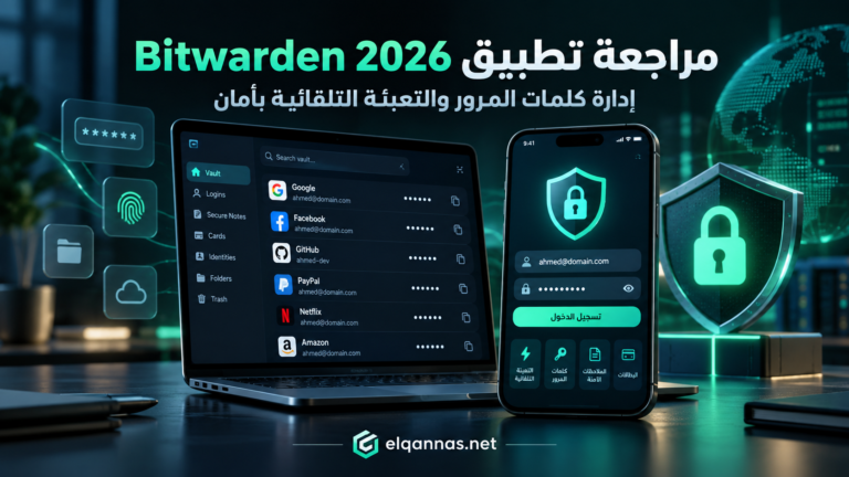 تطبيق Bitwarden 2026 لإدارة كلمات المرور