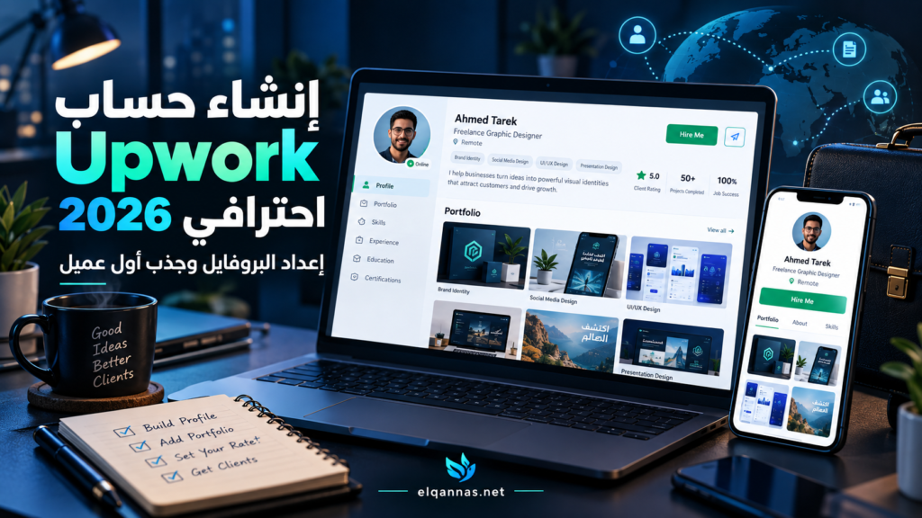 إنشاء حساب Upwork احترافي 2026