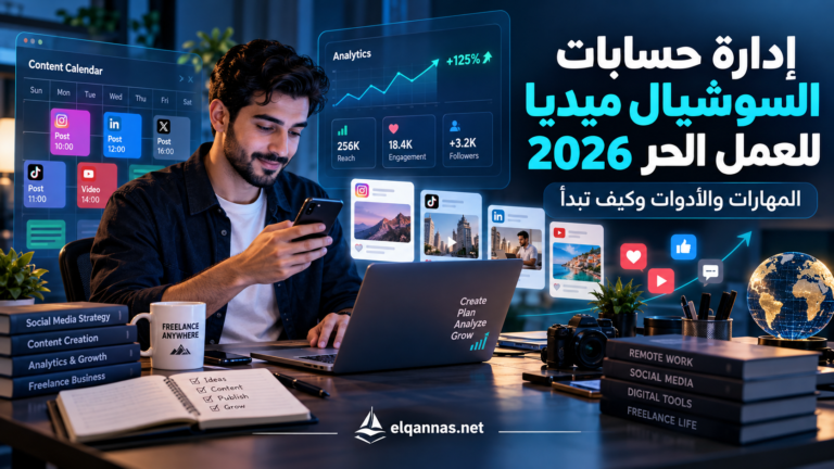إدارة حسابات السوشيال ميديا للعمل الحر 2026